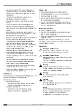 Preview for 3 page of Trotec TTR 56 E Operating Manual