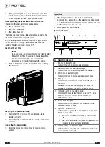 Preview for 6 page of Trotec TTR 56 E Operating Manual