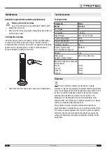 Preview for 7 page of Trotec TVE 24 S Operating Manual