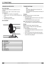 Preview for 4 page of Trotec TVE10 Operating Manual