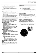 Предварительный просмотр 7 страницы Trotec TVM 18 S Operating Manual