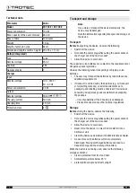 Preview for 6 page of Trotec VC 150 E Operating Manual