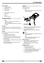 Preview for 7 page of Trotec VSC206 Operating Manual