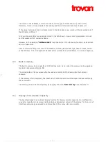 Preview for 11 page of Trovan ARE H5 Operating Instructions Manual