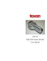 Preview for 1 page of Trovan GR-250 User Manual