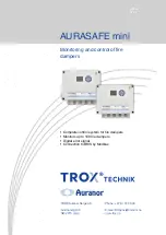 Trox Technik Auranor AURASAFE mini Manual preview