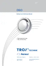 Trox Technik Auranor DSO Manual preview