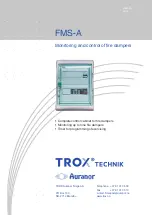 Trox Technik Auranor FMS-A Quick Manual предпросмотр