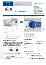 Предварительный просмотр 1 страницы Trox Technik CAV controllers Installation Manual