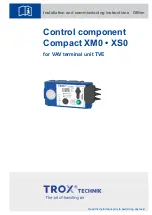 Preview for 1 page of Trox Technik Compact XM0 Installation And Commissioning Instructions