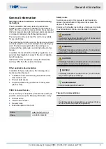 Preview for 3 page of Trox Technik Compact XM0 Installation And Commissioning Instructions