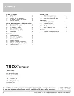 Preview for 2 page of Trox Technik DID301 Installation, Operation And Maintenance Manual