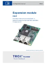 Preview for 1 page of Trox Technik EM-IP Configuration Manual