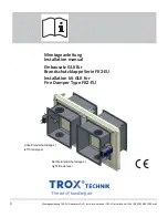 Trox Technik FK2-EU Installation Manual preview