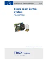 Trox Technik FSL-CONTROL II Installation And Configuration Manual preview