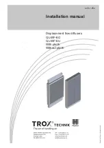 Trox Technik QL-WF-EO Installation Manual предпросмотр