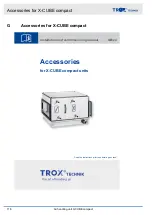 Preview for 118 page of Trox Technik X-CUBE compact Transport And Installation Manual