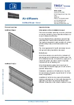 Trox Technik X-GRILLE Installation Manual preview