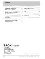 Предварительный просмотр 2 страницы Trox EM-LON Operating And Installation Manual