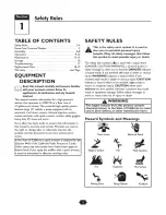 Preview for 2 page of Troy-Bilt 020200 Owner'S Manual