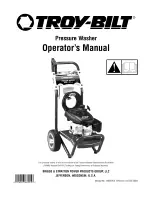 Preview for 1 page of Troy-Bilt 020344-2 Operator'S Manual