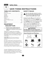 Preview for 2 page of Troy-Bilt 030247-1 Operator'S Manual