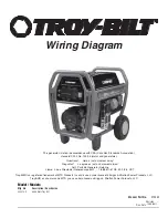 Preview for 1 page of Troy-Bilt 030475-0 Wiring Diagram