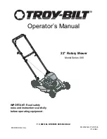 Preview for 1 page of Troy-Bilt 080 Series Operator'S Manual