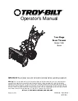 Troy-Bilt 1030 Operator'S Manual preview