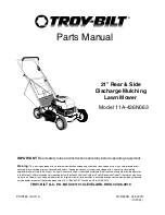 Предварительный просмотр 1 страницы Troy-Bilt 11A-436N063 Parts Manual