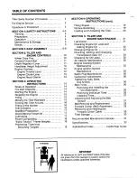 Preview for 2 page of Troy-Bilt 12060 Owner'S/Operator'S Manual