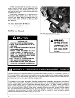 Предварительный просмотр 2 страницы Troy-Bilt 12157 Owner'S/Operator'S Manual