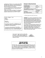 Preview for 3 page of Troy-Bilt 12157 Owner'S/Operator'S Manual