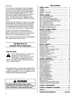 Preview for 2 page of Troy-Bilt 12204-10HP Owner'S Manual