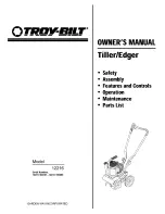 Preview for 1 page of Troy-Bilt 12216 Owner'S Manual