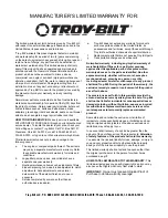 Preview for 24 page of Troy-Bilt 12A-998Q766 Operator'S Manual