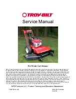 Preview for 1 page of Troy-Bilt 12A-E753B063 Service Manual