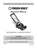 Troy-Bilt 12AEA29M211 Operator'S Manual предпросмотр