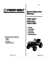 Предварительный просмотр 1 страницы Troy-Bilt 13027 Owner'S/Operator'S Manual