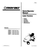 Troy-Bilt 13034 Owner'S/Operator'S Manual предпросмотр