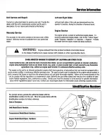 Preview for 3 page of Troy-Bilt 13095 Owner'S/Operator'S Manual