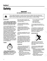 Preview for 4 page of Troy-Bilt 13095 Owner'S/Operator'S Manual