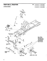 Предварительный просмотр 6 страницы Troy-Bilt 13104 Parts Catalog