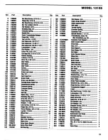 Предварительный просмотр 13 страницы Troy-Bilt 13104 Parts Catalog