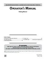 Preview for 1 page of Troy-Bilt 13A726JD066 Operator'S Manual