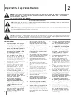 Preview for 2 page of Troy-Bilt 13WM77KS011 Operator'S Manual