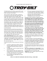 Preview for 40 page of Troy-Bilt 14AQ81TK766 Operator'S Manual