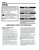 Preview for 4 page of Troy-Bilt 182826 TB4000 Owner'S/Operator'S Manual