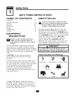 Preview for 2 page of Troy-Bilt 1919 Owner'S Manual