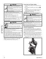 Предварительный просмотр 14 страницы Troy-Bilt 20489 Operator'S Manual